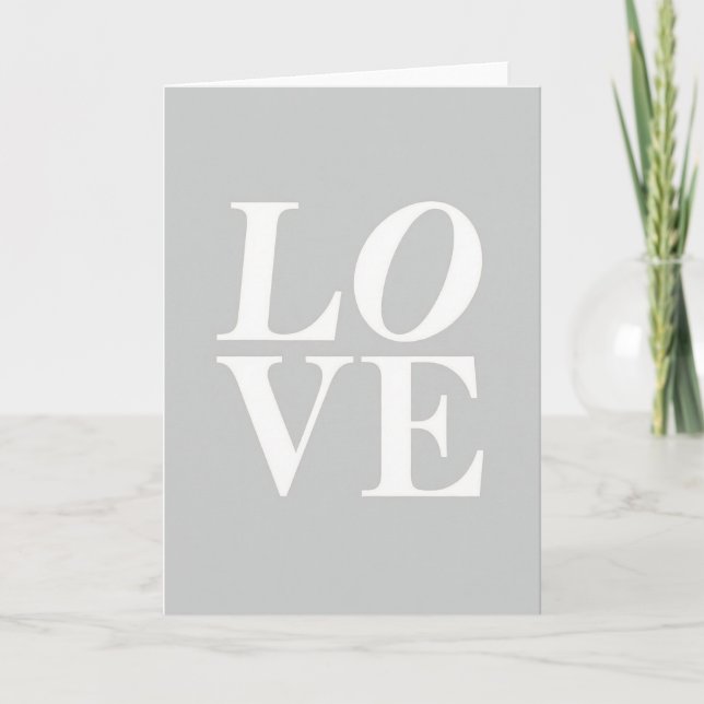 Tarjeta Gráfica de Amor Elegante (Anverso)
