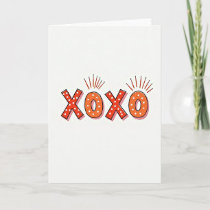 Tarjeta Gráfica de Amor Xoxo