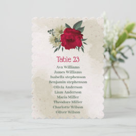 tarjeta gráfica de asientos de flores amarillas pá