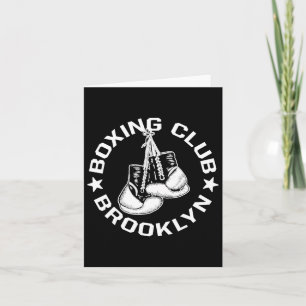 Tarjeta Gráfica De Boxeo De Brooklyn Glove Club Para Un Bo