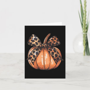 Tarjeta Gráfica de calabaza de moda Acción de Gracias Fall