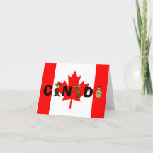 Tarjeta gráfica de Canadá Day