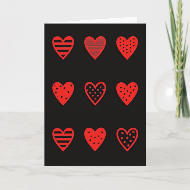 Tarjeta gráfica de corazón sincero (Anverso)