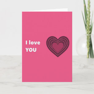 Tarjeta Gráfica de Corazón Te Amo