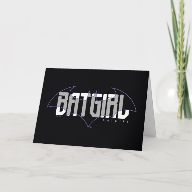 Tarjeta Gráfica de nombre de alta tecnología de Batgirl (Anverso)
