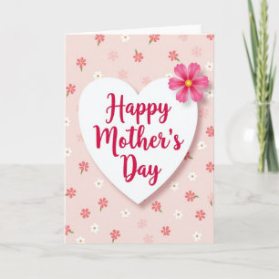 Tarjeta Gráfica del Día de la Madre Lovely