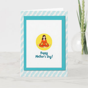 Tarjeta Gráfica del Día de la Madre Zen