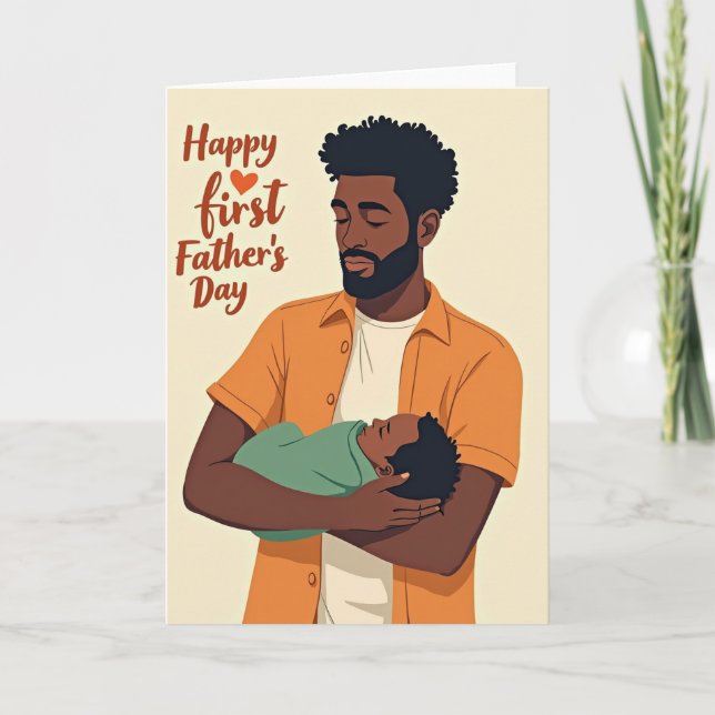 Tarjeta gráfica del Día del Padre (Anverso)