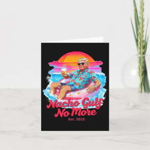 Tarjeta Gráfica divertida de Trump float - No más problema