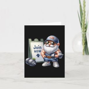 Tarjeta Gráfica divertida del Gimnome Gnome Con TORNILLOS 
