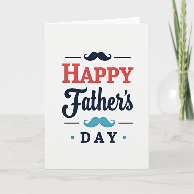 Tarjeta Gráfica Dulce Día del Padre (Anverso)