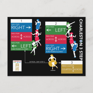 Tarjeta gráfica Mah Jongg Charleston