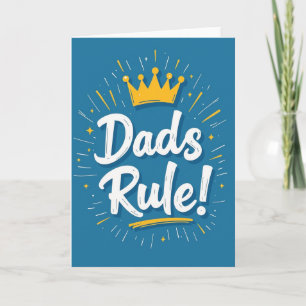 Tarjeta Gráfica Regla de Papás Azules