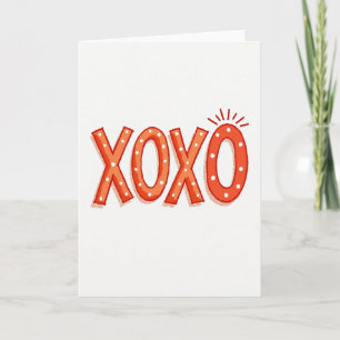 Tarjeta Gráfica Xoxo Besos Abrazos