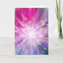 Gráfico abstracto de explosión de energía rosa y a