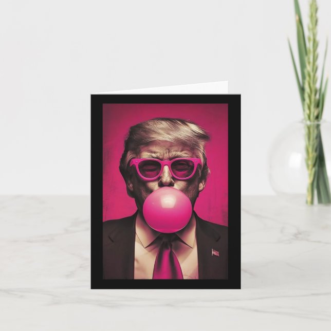 Tarjeta Gráfico de Bubblegum rosado (Anverso)