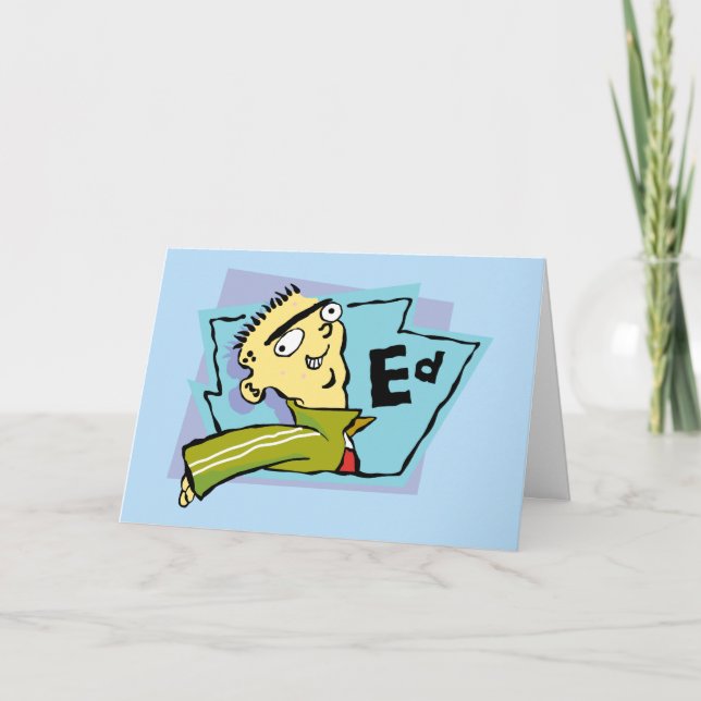 Tarjeta Gráfico de caracteres Ed (Anverso)