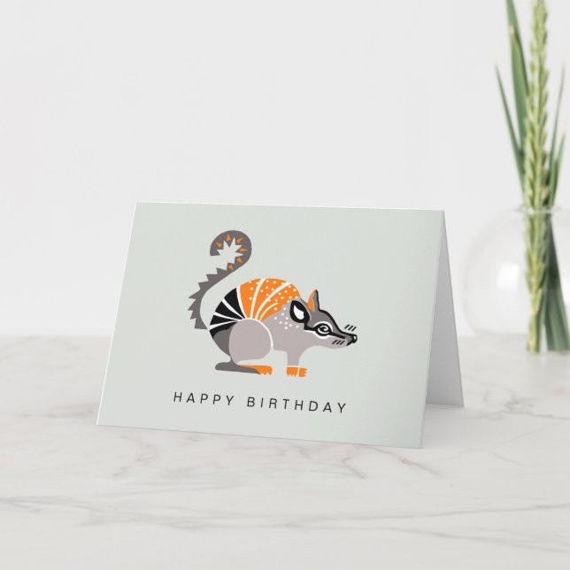 Tarjeta Gráfico de Guay - NUMBAT - Vida salvaje - Australi (Anverso)