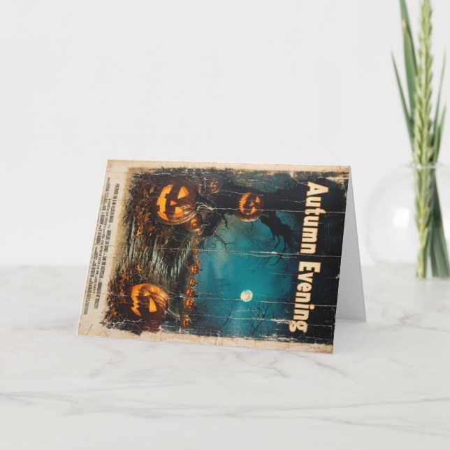 Tarjeta Gráfico de Halloween - Inspiración estacional de l (Anverso)