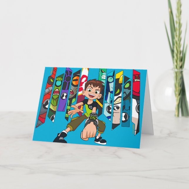 Tarjeta Gráfico de la colección Ben 10 Alien (Anverso)