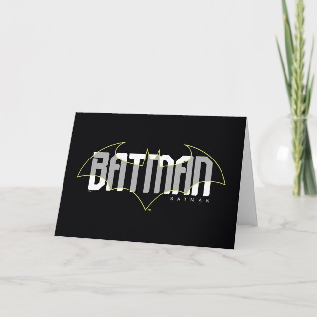 Tarjeta Gráfico de nombre de alta tecnología de Batman (Anverso)