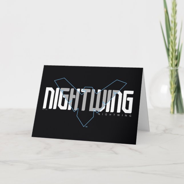 Tarjeta Gráfico de nombres de alta tecnología nocturna (Anverso)