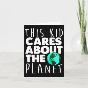 Tarjeta Gráfico del cambio climático en el Día del Niño