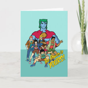 Tarjeta Gráfico del Capitán Planeta - ¡El Poder Es Tuyo!