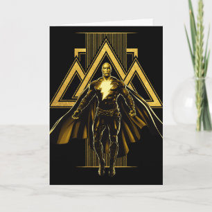 Tarjeta Gráfico del pilar triangular del Adam negro