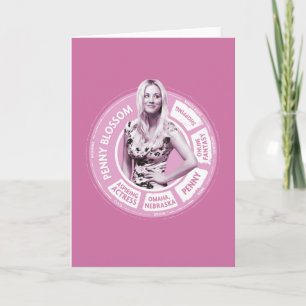 Tarjeta Gráfico informativo Penny Blossom