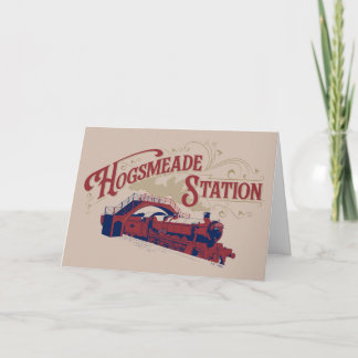 Tarjeta Gráfico vintage de la estación de HOGSMEADE