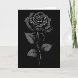 Tarjeta Gráficos de rosa negra de 199 flores