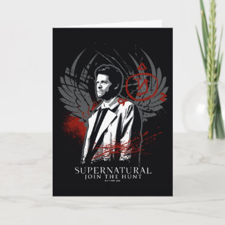 Tarjeta Grafiti de Castiel Supernatural