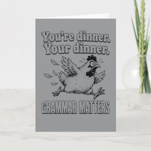 Tarjeta Gramática Divertida Eres Tu Cena Tu Cena Gramática