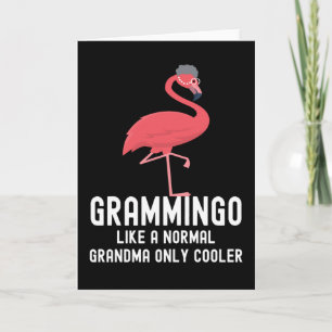 Tarjeta Grammingo gracioso como una abuela normal sólo frí