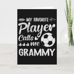 Tarjeta Grammy Fútbol Mi Jugador Favorito Me Llama Grammy