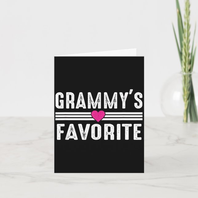 Tarjeta Grammy's Favorite  (Anverso)