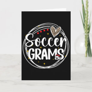 Tarjeta Gramos de fútbol Gramos de abuela de un jugador de