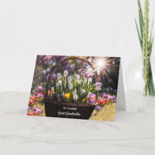 Tarjeta Gran Abuela Feliz Día de la Madre Primavera Bouque
