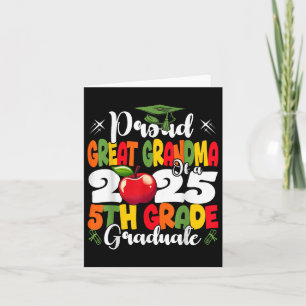Tarjeta Gran Abuela Orgullosa Cl De 2025 5º Grado Gra