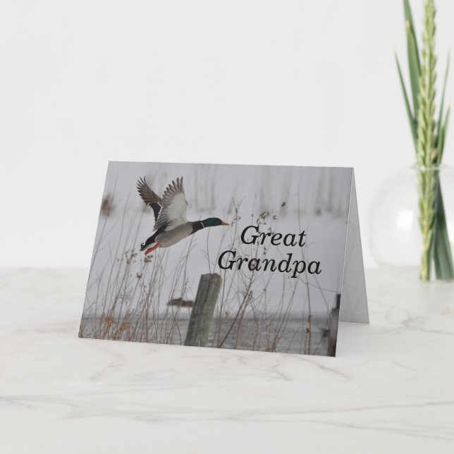 Tarjeta Gran abuelo de cumpleaños (Anverso)