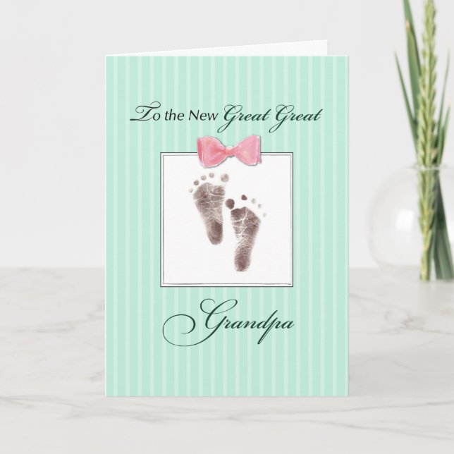 Tarjeta Gran Abuelo de la Gran Abuela (Anverso)