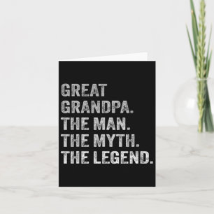 Tarjeta Gran Abuelo Mito Leyenda Navidades Día B del Padre