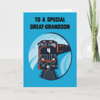 Gran Abuelo Tren Azul de Cumpleaños