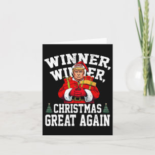 Tarjeta Gran Ag del ganador de Trump con humor