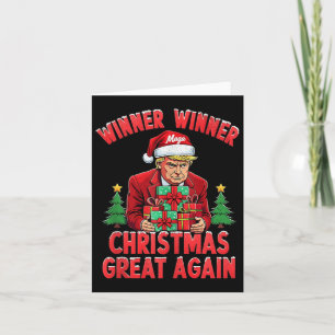 Tarjeta Gran Ag del ganador de Trump con humor