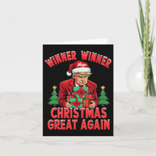 Tarjeta Gran Ag del ganador de Trump con humor