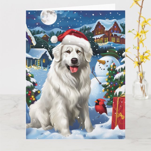 Tarjeta Gran alegría para los Navidades de invierno de los (flor amarilla)