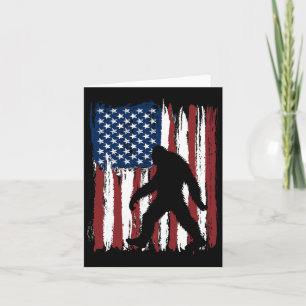 Tarjeta Gran Bandera Americana Graciosa 4 De Julio Patriót