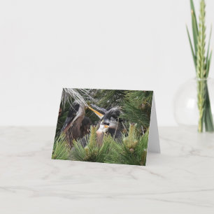 Tarjeta Gran bebé azul de Heron